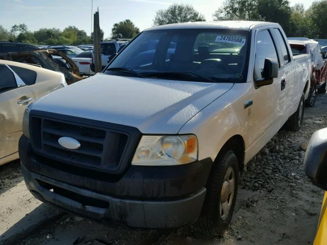 1FTRX12W57KD51933 - 2007 FORD F150 WHITE photo 2