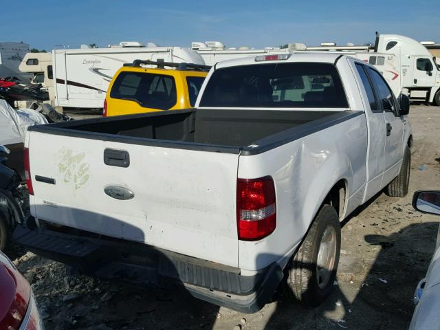 1FTRX12W57KD51933 - 2007 FORD F150 WHITE photo 4