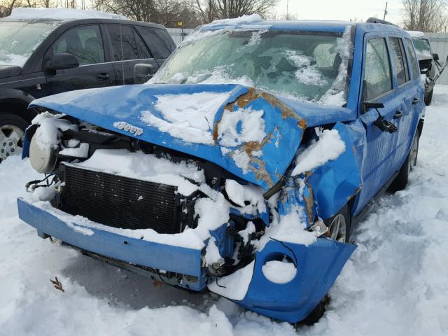 1J8FF28W28D512305 - 2008 JEEP PATRIOT SP BLUE photo 2