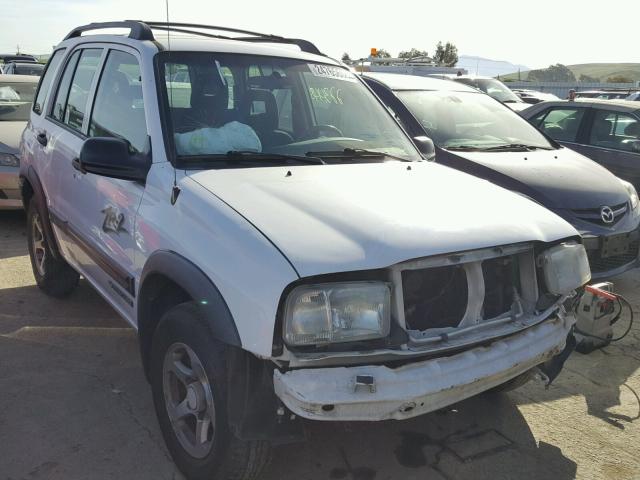 2CNBJ734X36921484 - 2003 CHEVROLET TRACKER ZR WHITE photo 1