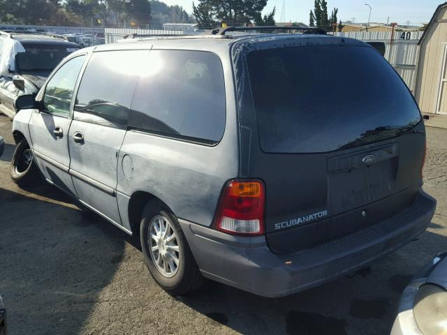 2FMZA51401BB56490 - 2001 FORD WINDSTAR L GRAY photo 3