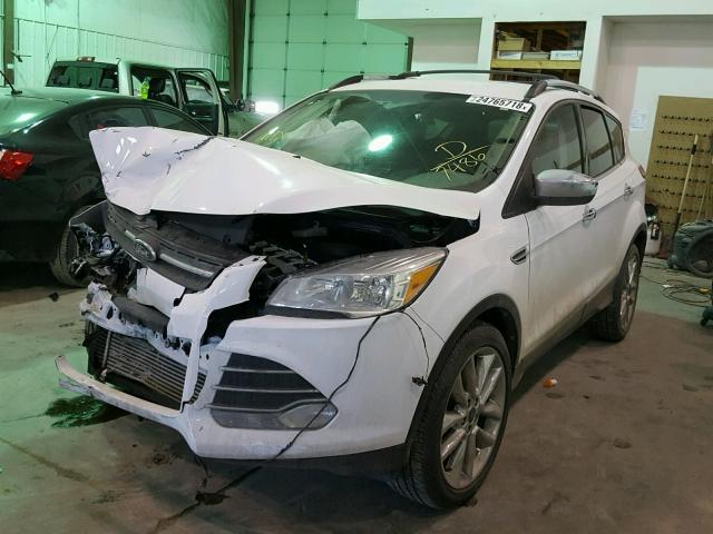 1FMCU9G95EUD17486 - 2014 FORD ESCAPE SE WHITE photo 2