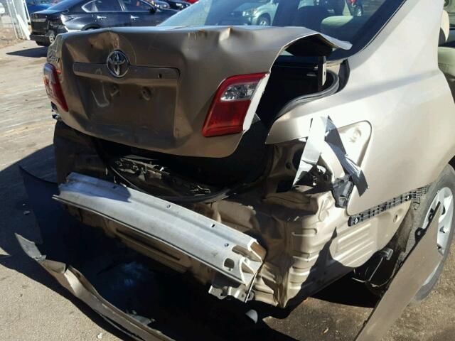 4T1BE46K89U413697 - 2009 TOYOTA CAMRY BASE TAN photo 9