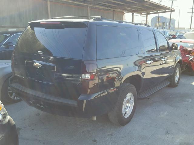 3GNFC16J57G101927 - 2007 CHEVROLET SUBURBAN C BLACK photo 4