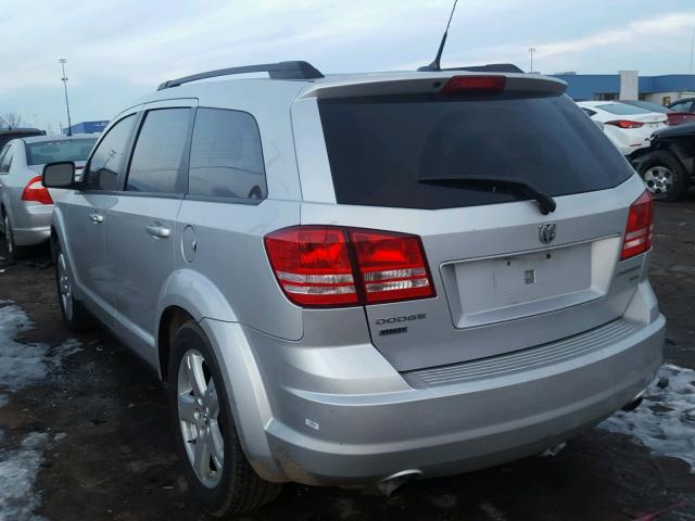 3D4PH5FVXAT283473 - 2010 DODGE JOURNEY SX SILVER photo 3