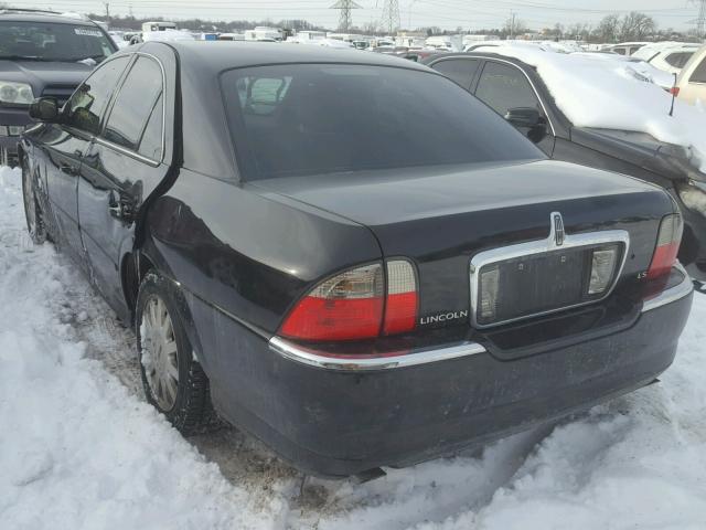 1LNHM86S23Y677048 - 2003 LINCOLN LS BLACK photo 3