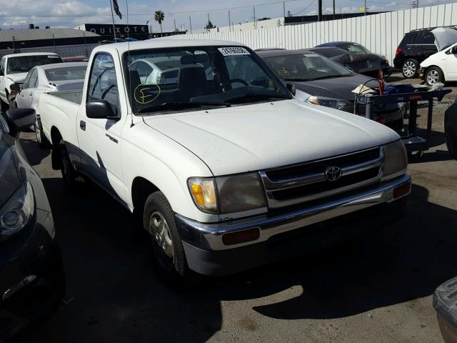 4TANL42N3VZ256774 - 1997 TOYOTA TACOMA WHITE photo 1