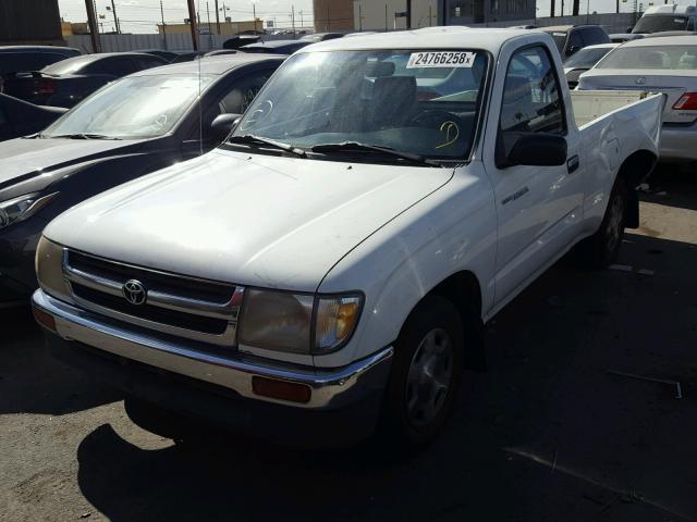 4TANL42N3VZ256774 - 1997 TOYOTA TACOMA WHITE photo 2