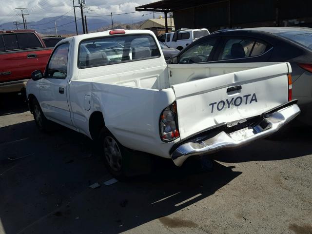 4TANL42N3VZ256774 - 1997 TOYOTA TACOMA WHITE photo 3