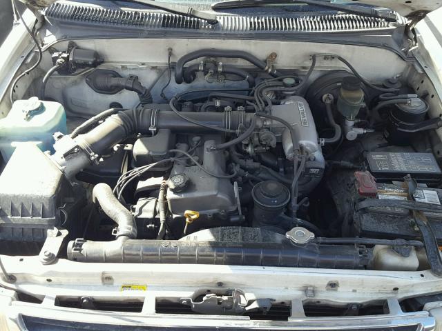 4TANL42N3VZ256774 - 1997 TOYOTA TACOMA WHITE photo 7