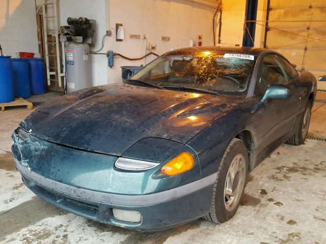 JB3BM54J7PY025648 - 1993 DODGE STEALTH ES GREEN photo 2