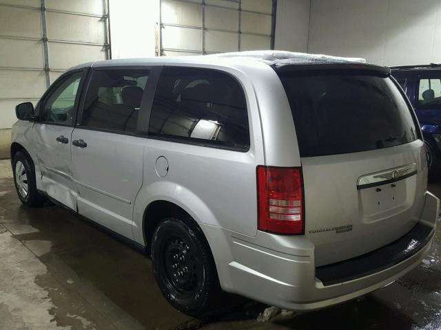 2A8HR44HX8R139420 - 2008 CHRYSLER TOWN & COU SILVER photo 3