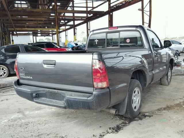 5TFNX4CN9DX017599 - 2013 TOYOTA TACOMA CHARCOAL photo 4