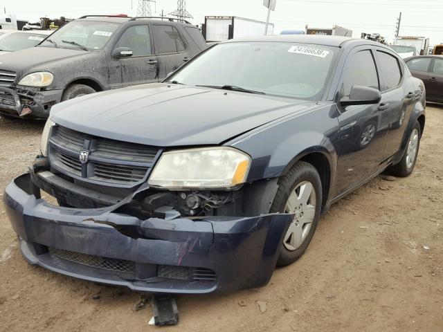 1B3LC46RX8N231506 - 2008 DODGE AVENGER SE BLUE photo 2