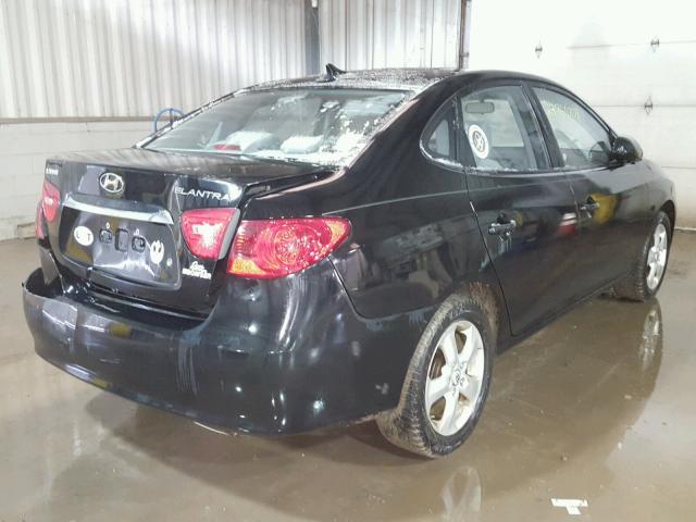 KMHDU4AD3AU021512 - 2010 HYUNDAI ELANTRA BL BLACK photo 4