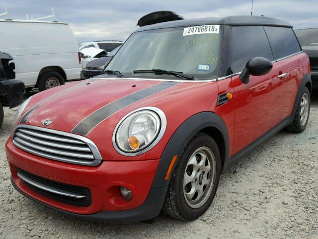 WMWZF3C53ET492749 - 2014 MINI COOPER CLU RED photo 2