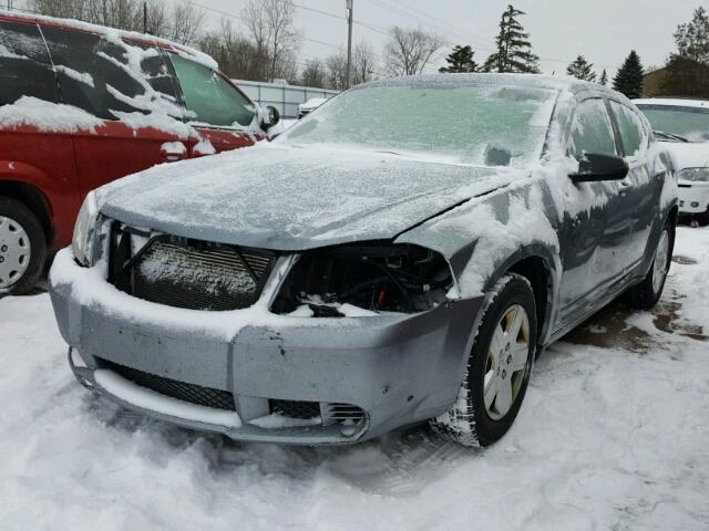 1B3LC46K48N155042 - 2008 DODGE AVENGER SE BLUE photo 2