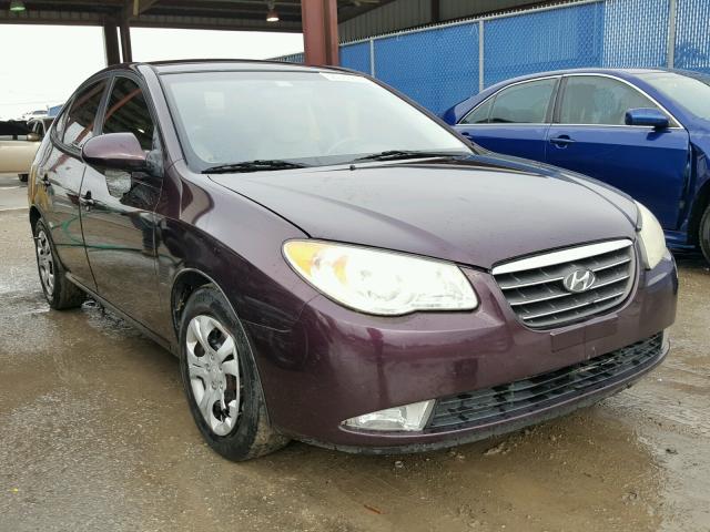 KMHDU46D38U514643 - 2008 HYUNDAI ELANTRA GL PURPLE photo 1