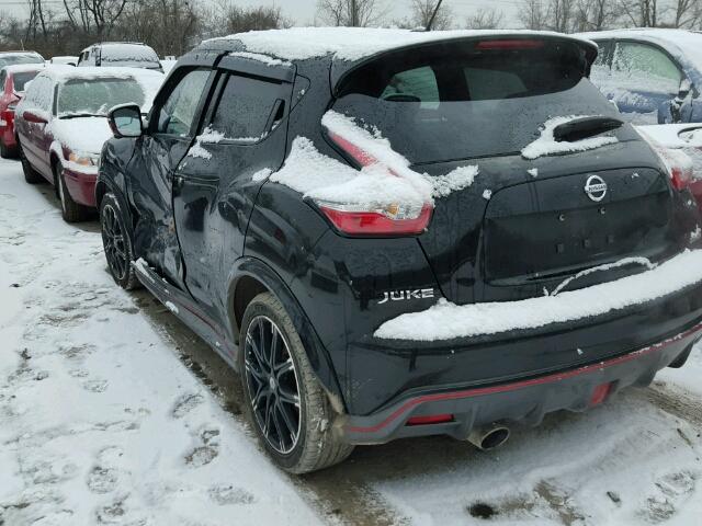 JN8AF5MR6FT511913 - 2015 NISSAN JUKE S BLACK photo 3