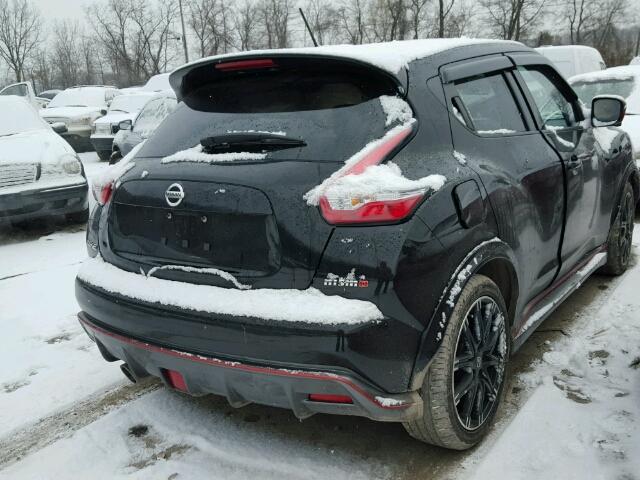 JN8AF5MR6FT511913 - 2015 NISSAN JUKE S BLACK photo 4