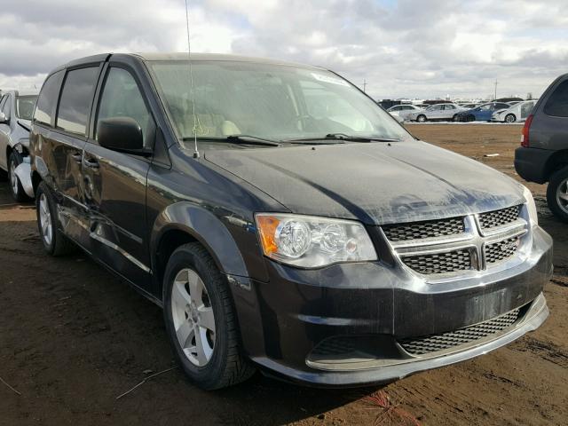 2C4RDGBG1DR763669 - 2013 DODGE GRAND CARA BLUE photo 1