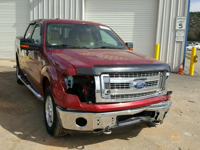 1FTFW1EF7EKD01520 - 2014 FORD F150 SUPER RED photo 1