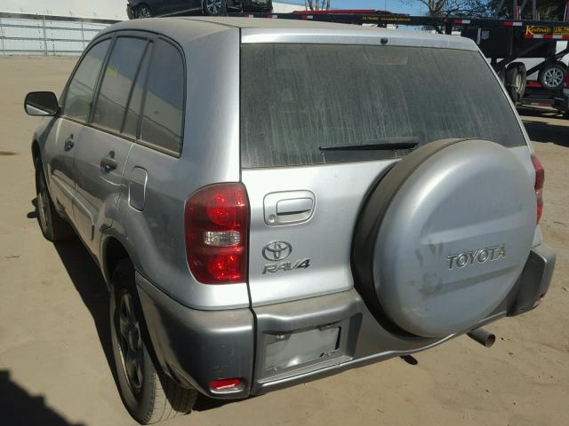 JTEGD20V550082983 - 2005 TOYOTA RAV4 SILVER photo 3