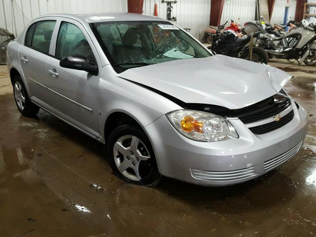 1G1AK55FX77360475 - 2007 CHEVROLET COBALT LS SILVER photo 1