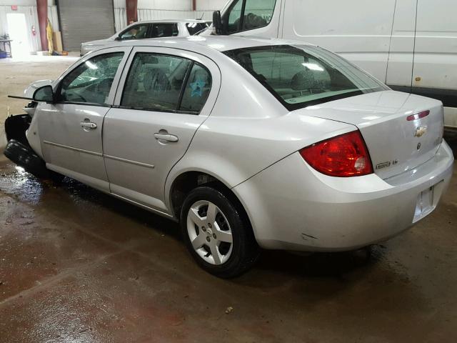 1G1AK55FX77360475 - 2007 CHEVROLET COBALT LS SILVER photo 3