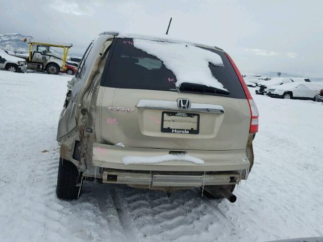 JHLRE48707C123942 - 2007 HONDA CR-V EXL GOLD photo 9