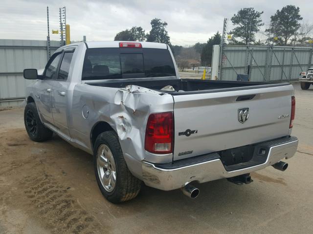 1D7RV1GT6AS161186 - 2010 DODGE RAM 1500 SILVER photo 3