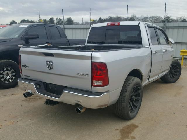 1D7RV1GT6AS161186 - 2010 DODGE RAM 1500 SILVER photo 4