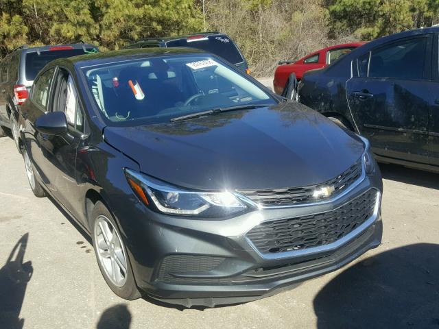 3G1BE6SM9HS567589 - 2017 CHEVROLET CRUZE LT GRAY photo 1