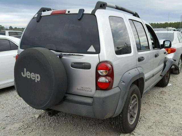 1J4GK38K16W221736 - 2006 JEEP LIBERTY RE GRAY photo 4