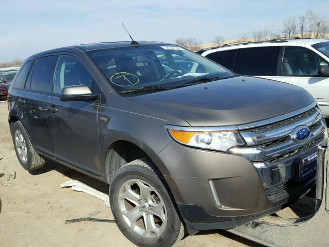 2FMDK3JC6DBA08058 - 2013 FORD EDGE SEL CHARCOAL photo 1