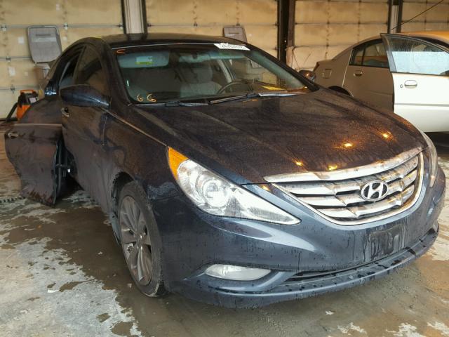 5NPEC4AB0CH452509 - 2012 HYUNDAI SONATA SE BLUE photo 1