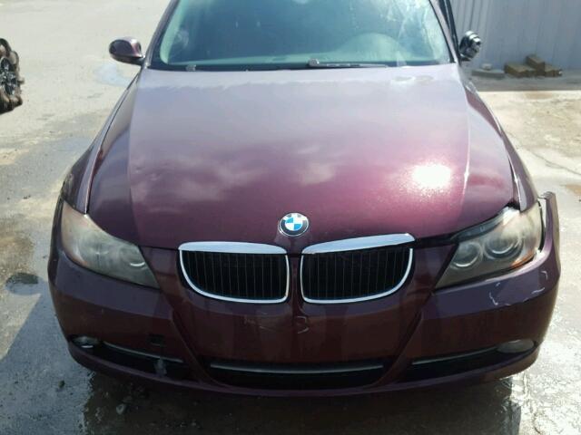 WBAVA33538P143374 - 2008 BMW 328 I BURGUNDY photo 7