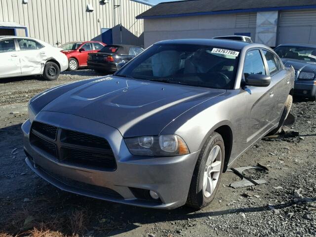 2C3CDXBG0CH159691 - 2012 DODGE CHARGER SE GRAY photo 2