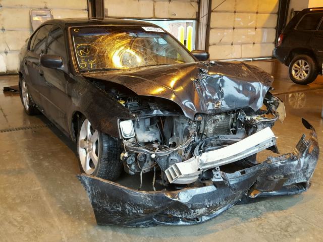 4S3BL626167202401 - 2006 SUBARU LEGACY 2.5 BLACK photo 1