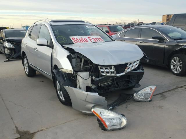 JN8AS5MT2BW565855 - 2011 NISSAN ROGUE S SILVER photo 1