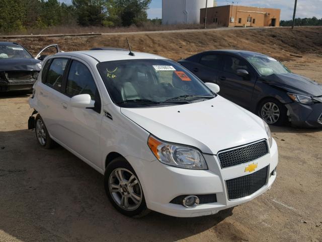 KL1TG6DE2BB185362 - 2011 CHEVROLET AVEO LT WHITE photo 1