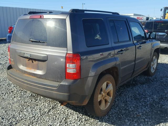 1C4NJRBB6FD366293 - 2015 JEEP PATRIOT SP GRAY photo 4