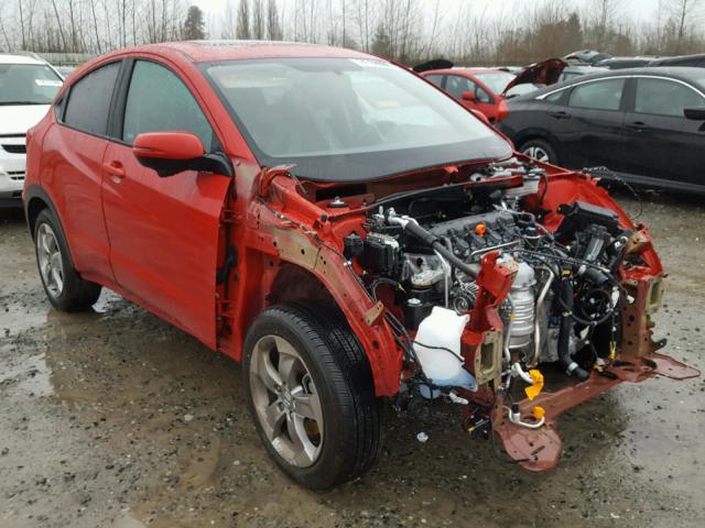 3CZRU6H5XHM716647 - 2017 HONDA HR-V EX RED photo 1