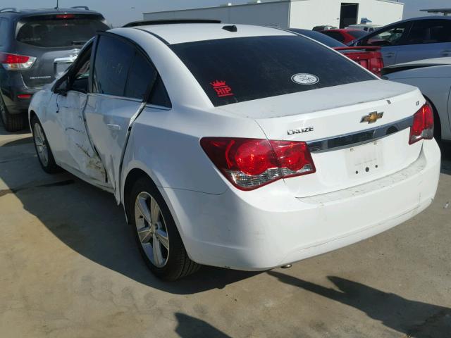 1G1PE5SB7E7118016 - 2014 CHEVROLET CRUZE LT WHITE photo 3