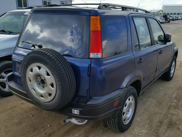 JHLRD1845WC048418 - 1998 HONDA CR-V LX BLUE photo 4