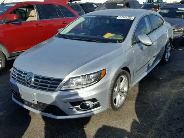 WVWBP7AN4EE503127 - 2014 VOLKSWAGEN CC SPORT SILVER photo 2