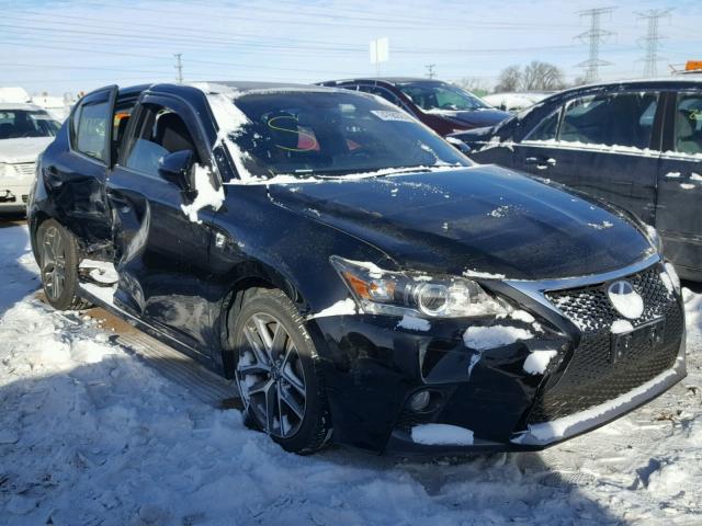 JTHKD5BHXF2211120 - 2015 LEXUS CT 200 BLACK photo 1