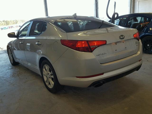 5XXGM4A72DG115211 - 2013 KIA OPTIMA LX SILVER photo 3