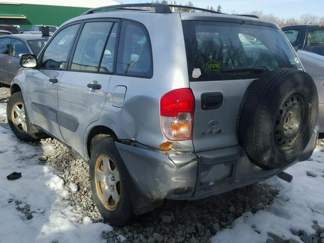 JTEHH20V730212560 - 2003 TOYOTA RAV4 SILVER photo 3