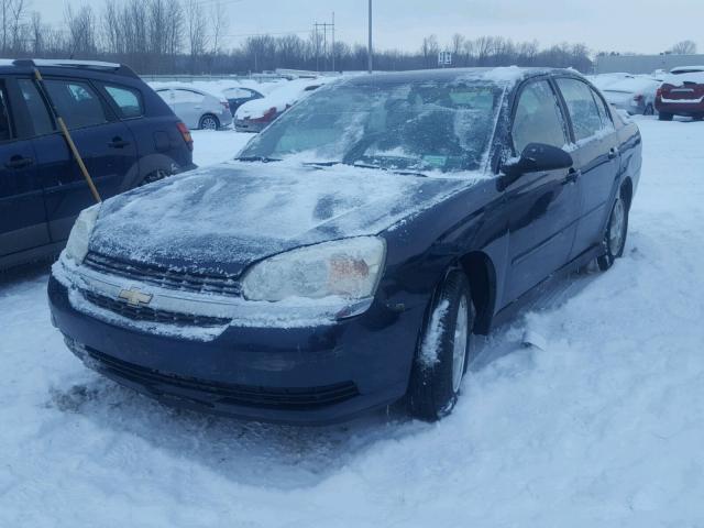 1G1ZT52875F257393 - 2005 CHEVROLET MALIBU LS BLUE photo 2